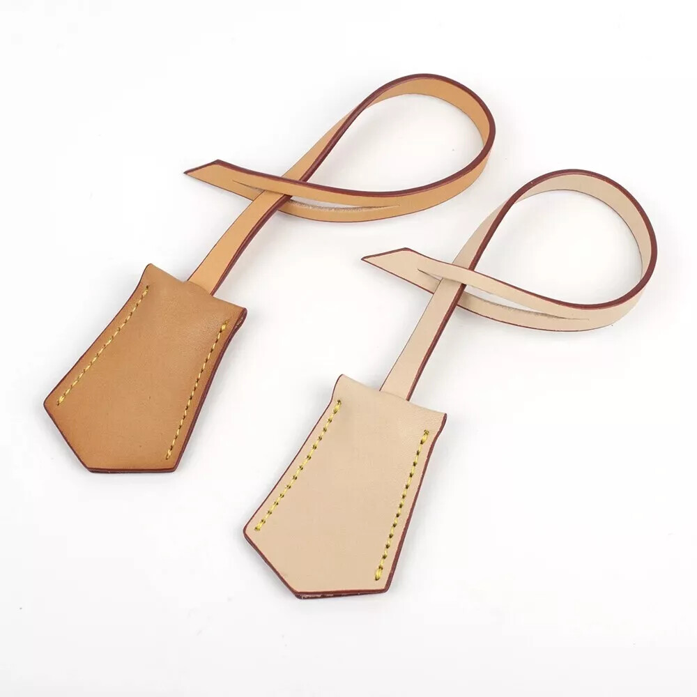 Handmade Real Vachetta Cowhide Leather Luggage Key Bell Tag Handbags Accessory