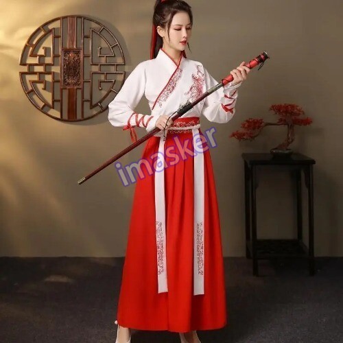 Hanfu Traditional Tang Dynasty Suits Ancient Women Dress Chinese Folk Dance