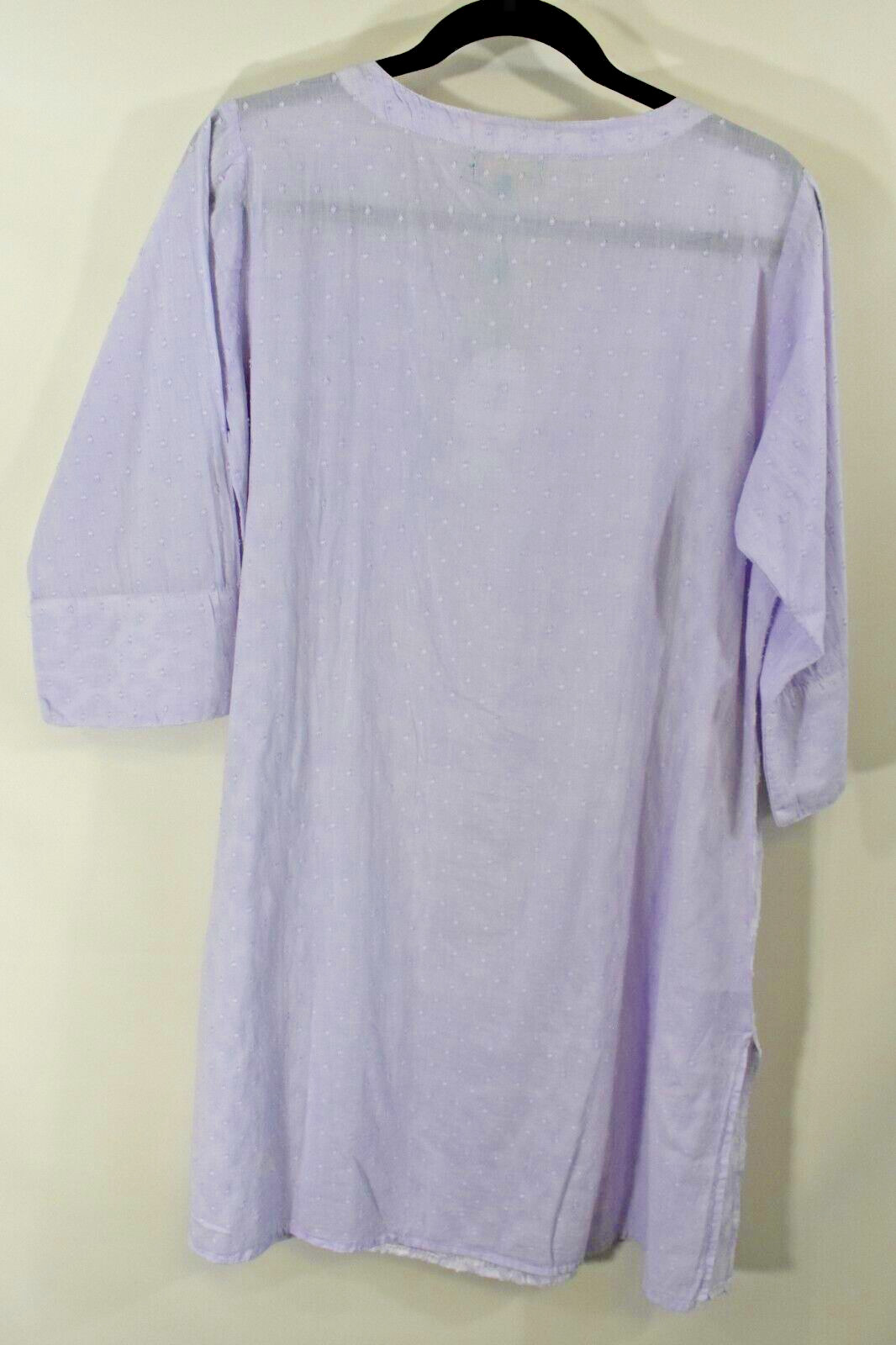 ANTICA SARTORIA LIGHT PURPLE OVERHEAD SHIRT/DRESS XL NWT