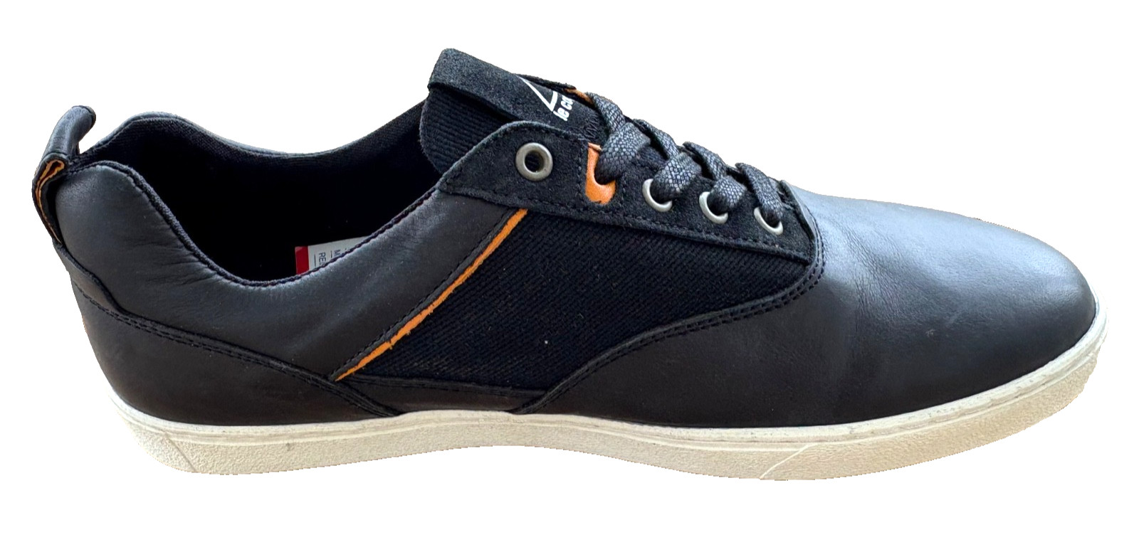Le Coq Sportif Monceau Men’s Black Leather Sneakers Shoes US-9 Trainers EU-42