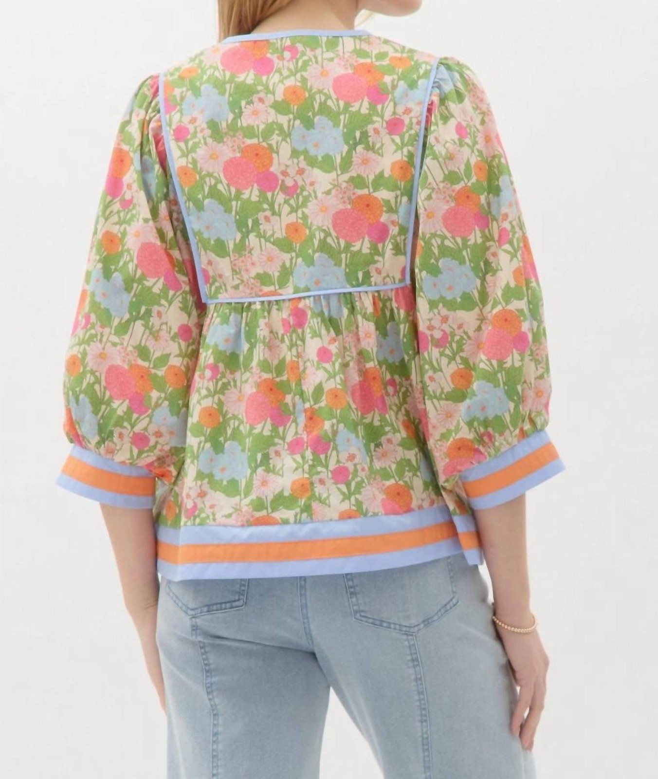 Entro Aurora Floral Top Size L