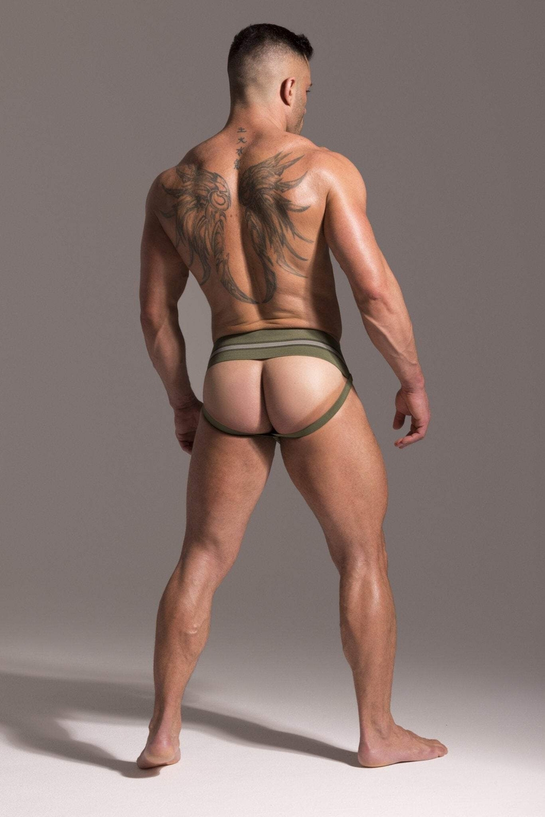 GYM Old School 2.0 Jockstrap with 3″ Waistband (1-Pack)