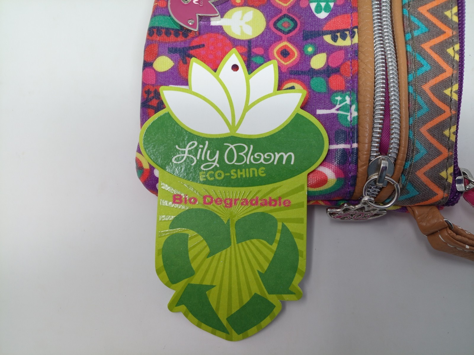 Lily Bloom Floral Wristlet Colorful Eco Friendly
