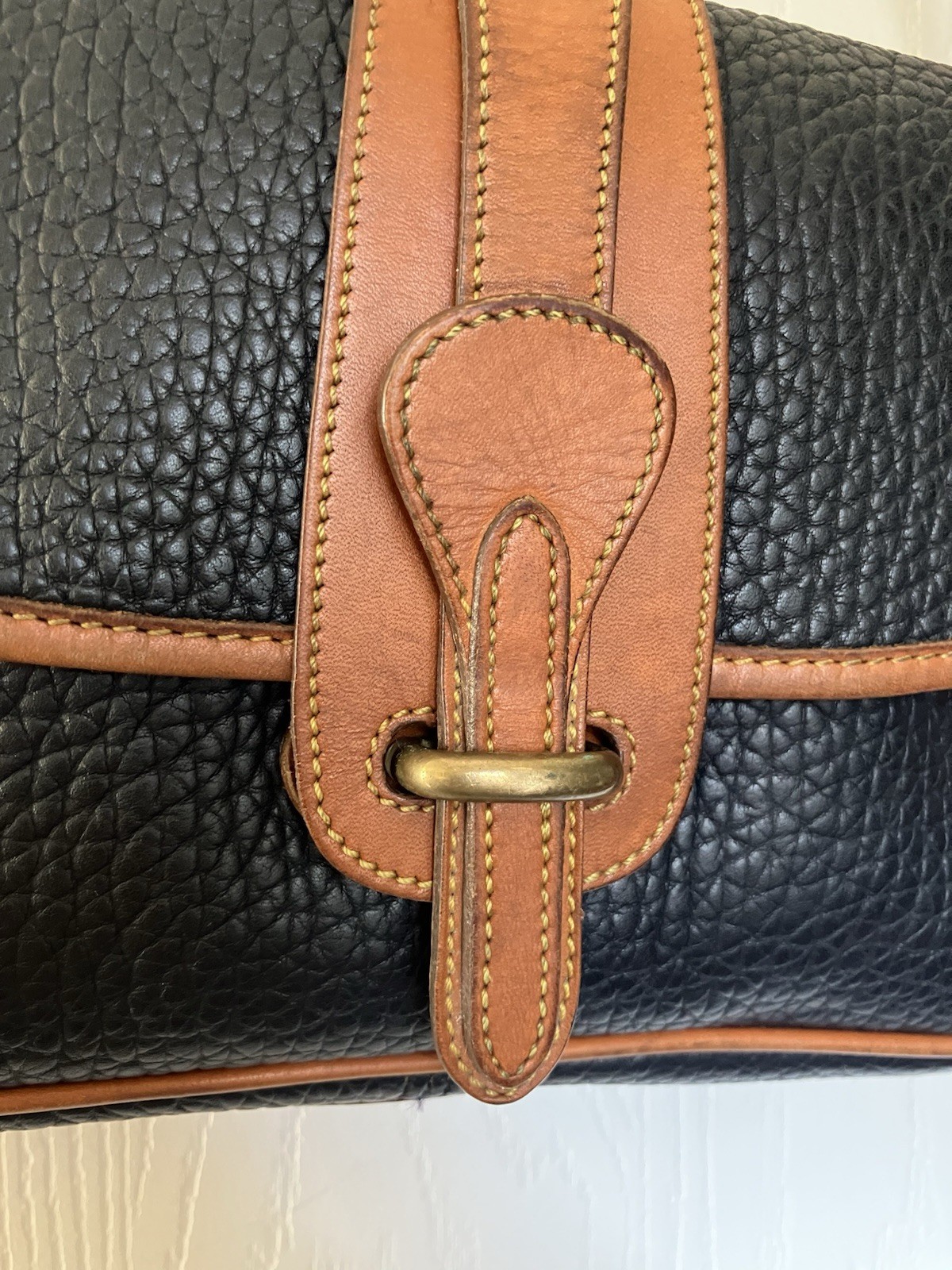 Dooney and Bourke all weather leather, made in the USA. Vintage.
