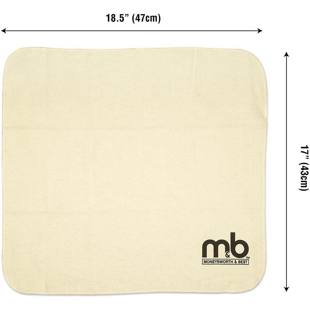 Moneysworth & Best Shoe Shine Cloth – Soft Microfiber (18.5″ x 17″)