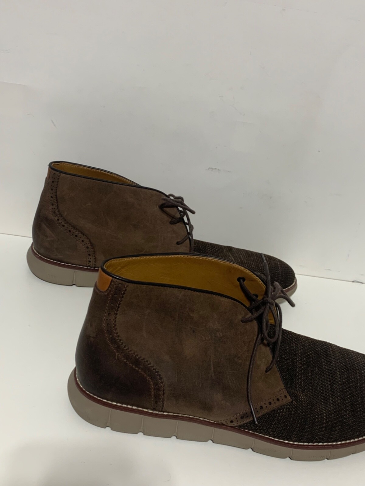 Johnston and Murphy Mens Size 12 M Holden Brown Chukka Boots 20-4910
