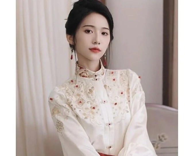 Chinese Traditional Hanfu Horse Face Skirt Set Women’s Clothing High End Hanfu