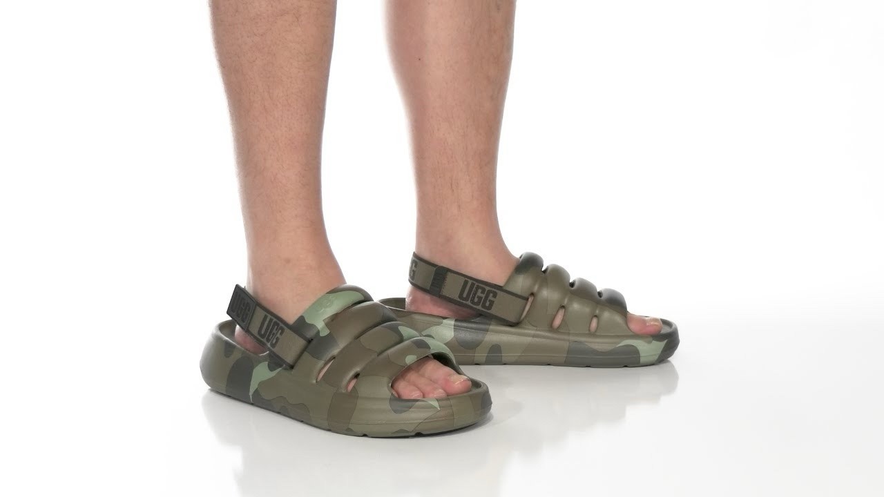 Men UGG Sport Yeah Water Resistant Slingback Lightweight Sandal