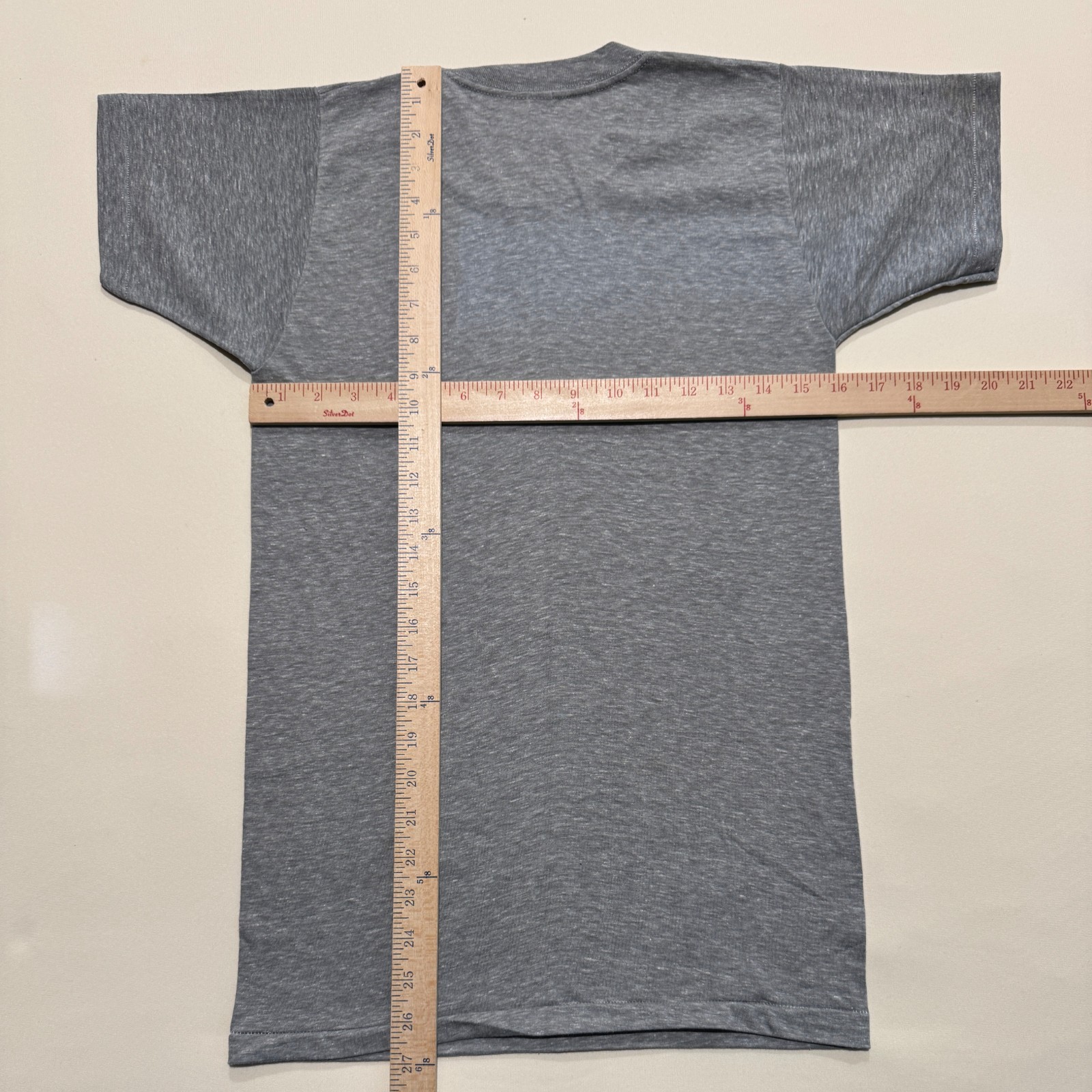 Vintage Cal Cru Blanks Adult S Gray Short Sleeve 50/50 T-Shirts Lot of 3 NOS