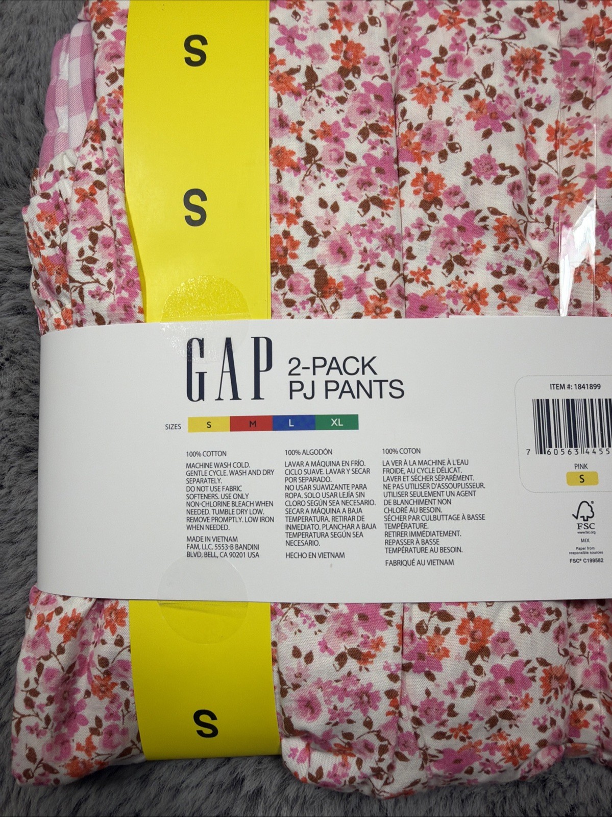 Gap Womens Cotton Pajama Pants 2-Pack Lounge PJ Sleep Pants Size Small NWT