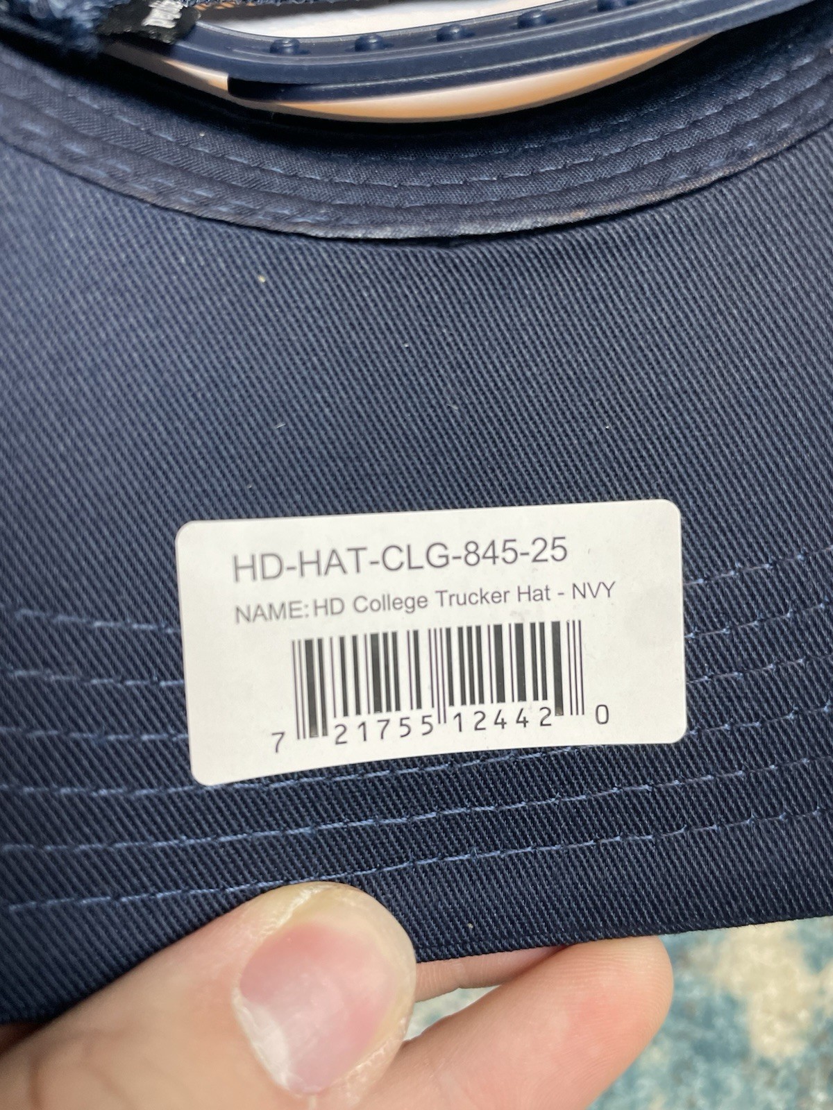 NWT Happy Dad Hat Dark Blue OG College Dad Hat Happy Dad Nelk
