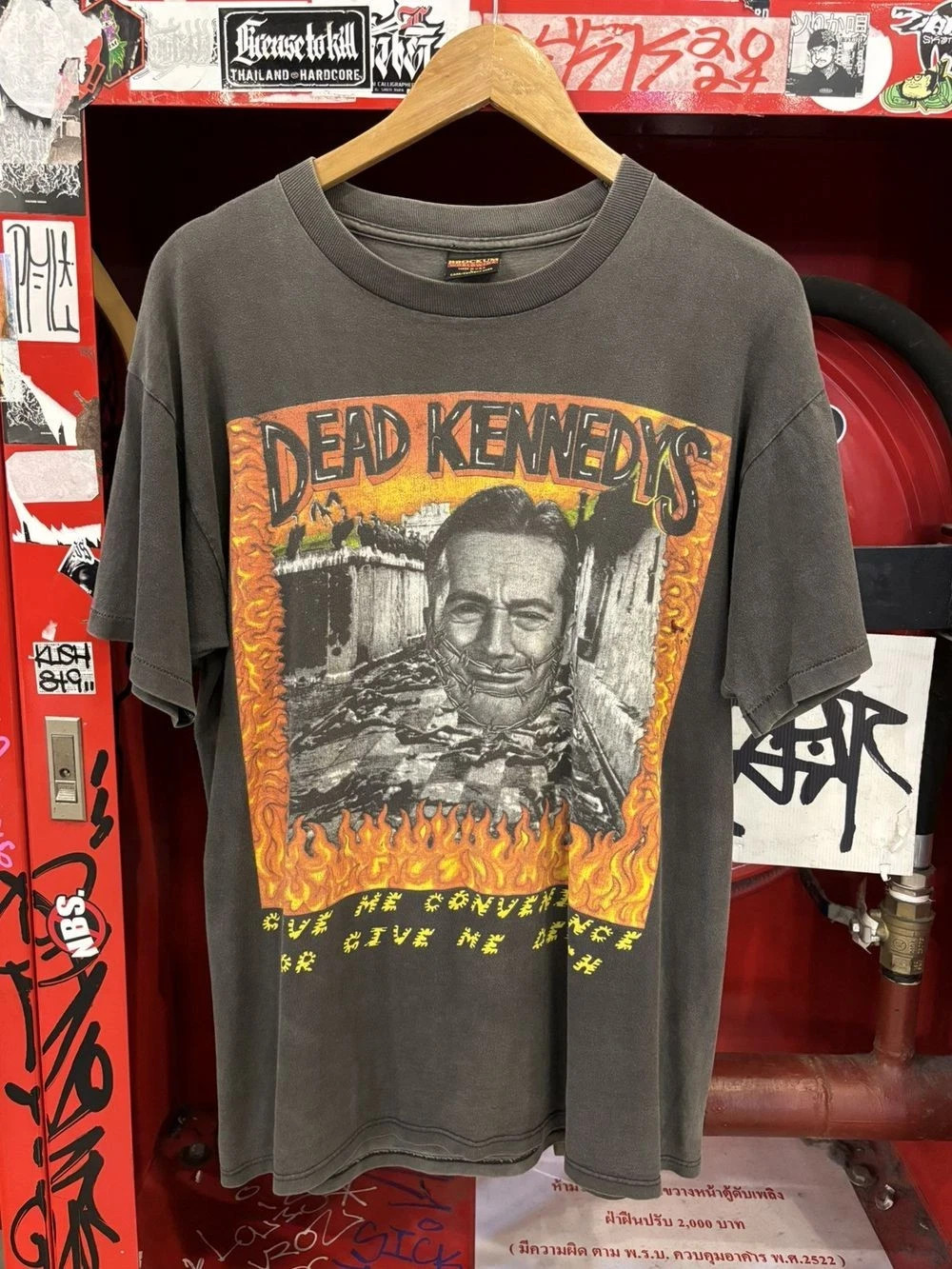 Vintage 90’s Dead Kennedys Band Rare Design Charcoal Unisex Shirt S-5XL KH15507
