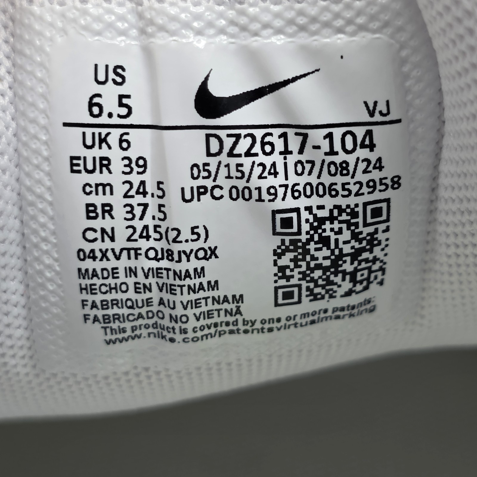 Nike Metcon 9 Mens Size 6.5 White Green Volt Athletic Shoes DZ2617-104 New