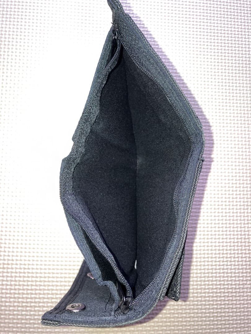 Porter Smoky Wallet Black leather used, discontinued model approx 13x11cm