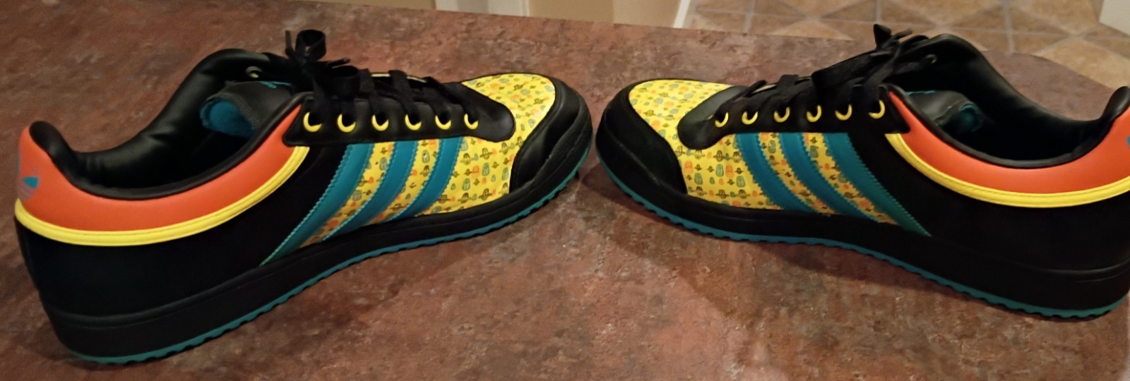 Vtg Adidas Top Ten Low Day of the Dead Size 10.5