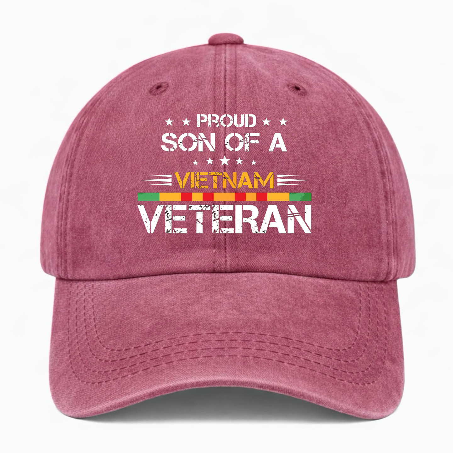 Vietnam Veteran Son Hat Proud Military Family Gift Adjustable Dad Baseball Cap