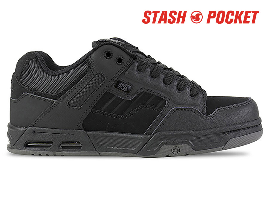 MENS DVS ENDURO HEIR SKATEBOARDING SHOES NIB Black Black Nubuck(DVF0000056-982)