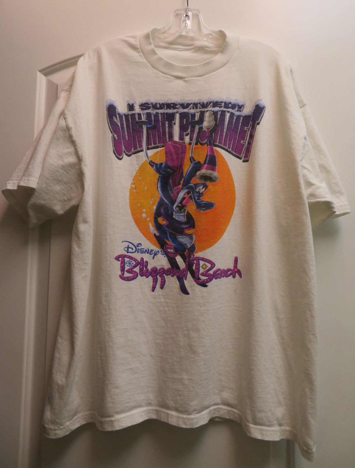 Vintage 90s Disney Blizzard Beach/Summit Plummit Men’s XL tshirt-see Description