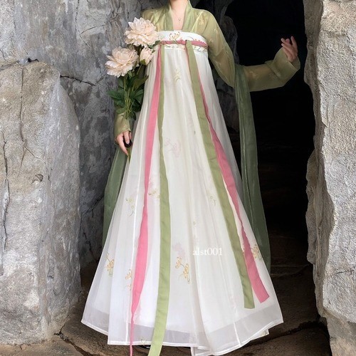 Ancient Traditional Dress Original Hanfu Chinese Tang Dynasty Costumes Fairy
