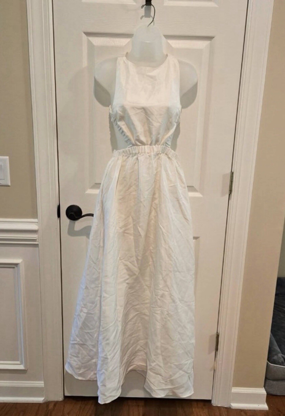 SIR the label Size 1 (8 Aus/UK) 4 US White Alena Maxi Dress Aus Designer