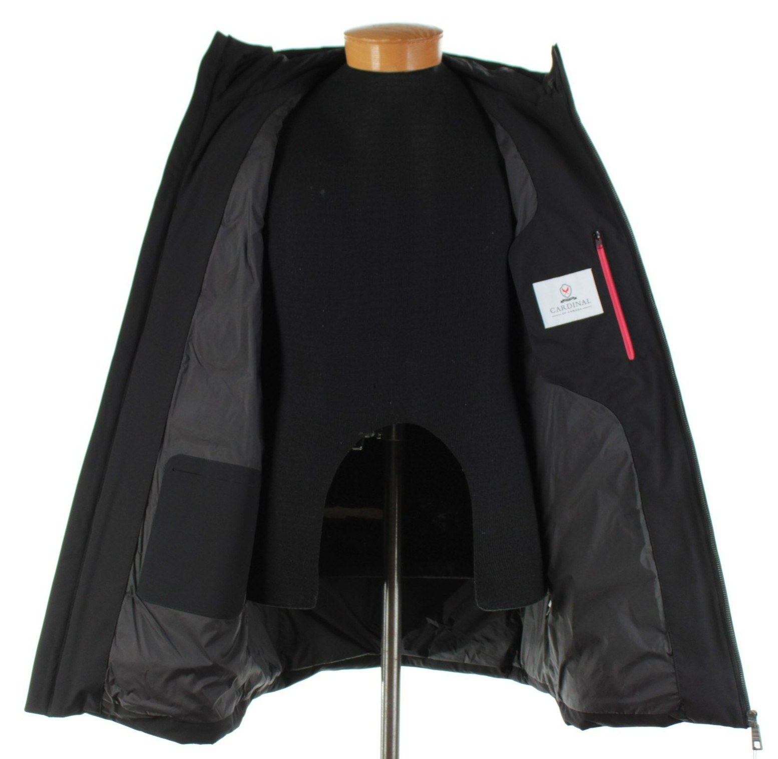Cardinal of Canada NWT Nylon Blend Hooded Jacket Size XXL US In Black