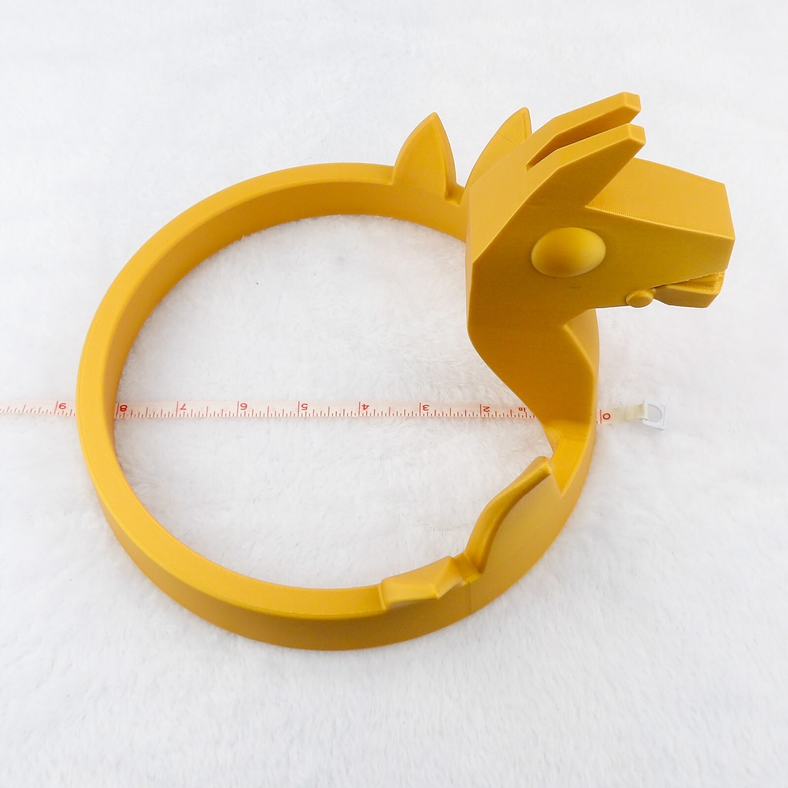 Gold Victory Crown 3D Printed Prop Cosplay Costume Gamer Gift 8.5 Inches Wide