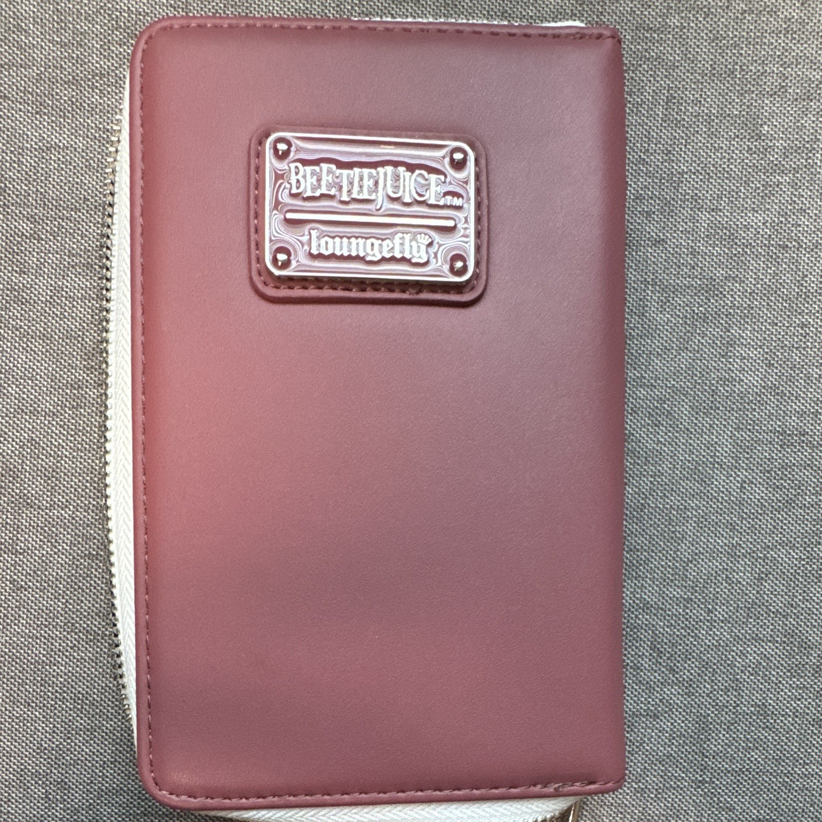Loungefly Beetlejuice Handbook for the Recently Deceased Faux Leather Wallet NEW