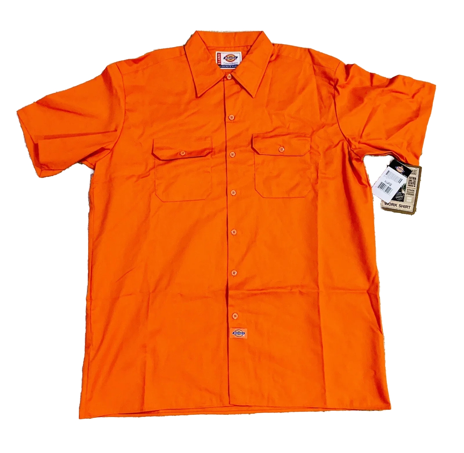 Y2K Vintage Colors Men’s Dickies Short Sleeve Work Shirt WS574 L, XL, 2X-5X NWT