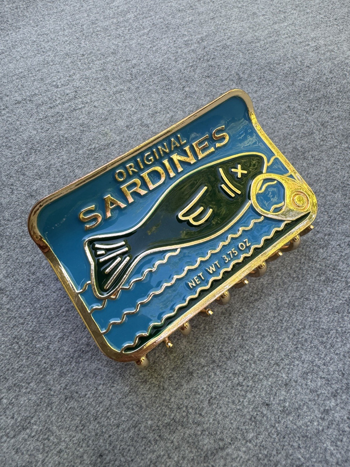 Piper K Sardines Metal Hair Clip