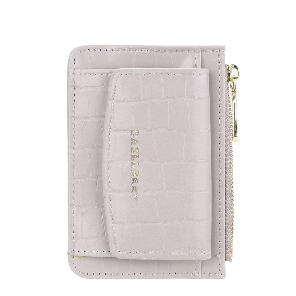 Fashion Marbling Leather Small Clutch Wallet Zipper Pocket Card Holder with Hasp