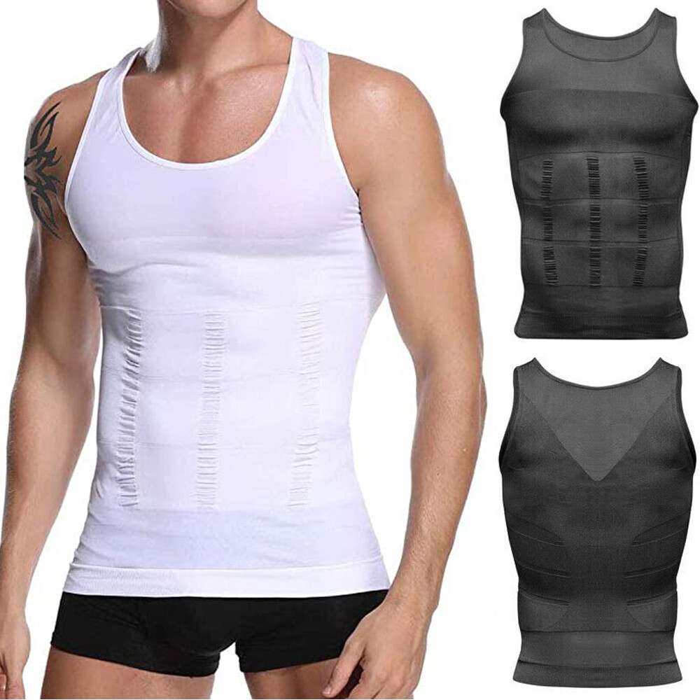 FAJAS PARA HOMBRES FAJA REDUCTORA DE HOMBRE MEN BODY SHAPER ABDOMEN CONTROL TANK