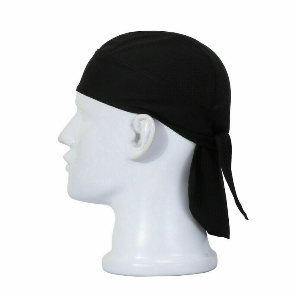 Sweat Wicking Beanie Hat Dew Rag UV Protection Sport Skull Cap Cooling Head Wrap