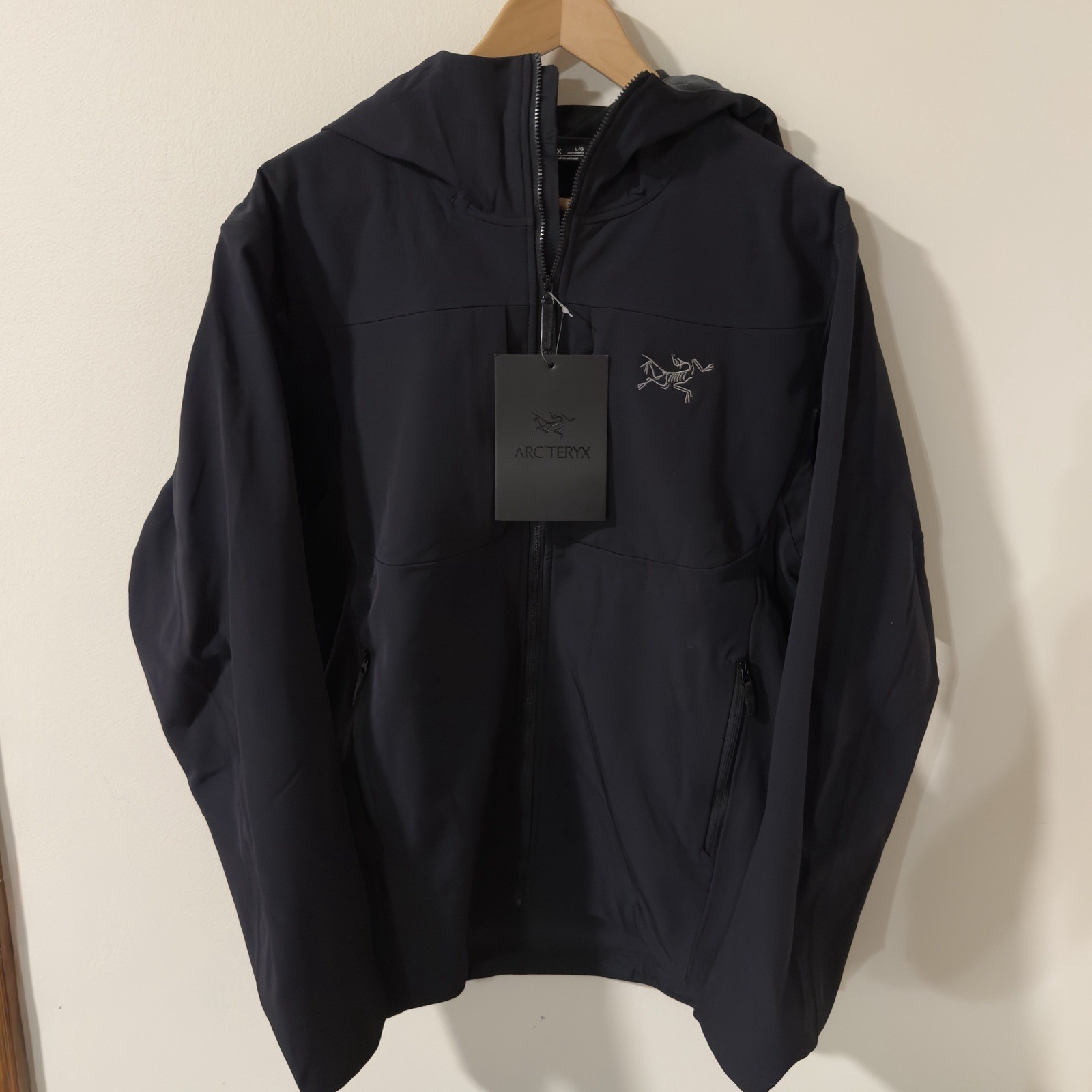 Arcteryx Gamma MX Hooded Softshell Black Jacket – Size Large