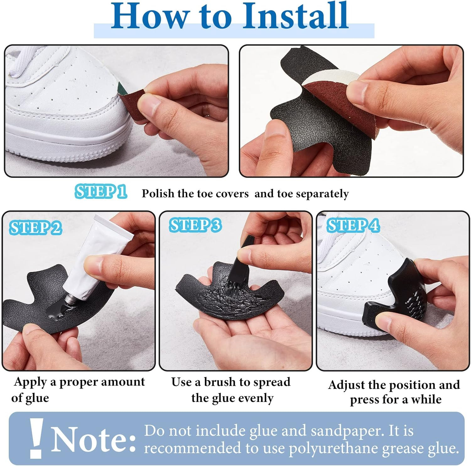 Boot Toe Protectors Work Boot Guards Shoe Toe Cap Work Shoe Cover for Spring Hik
