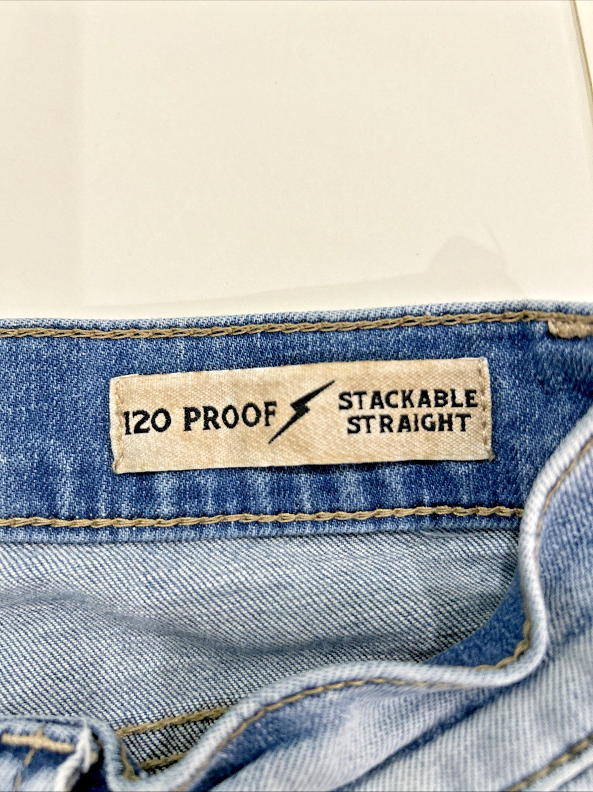 Moon Shine Spirit Jeans Mens 29×32 Blue120 Proof Stackable Straight Brad Paisley