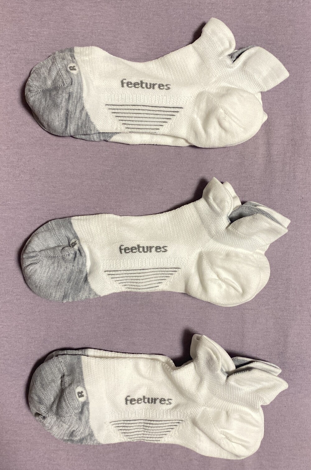 Feetures 3 Pairs Elite Light Cushion No Show Tab Socks COMBO Multicolor S M L