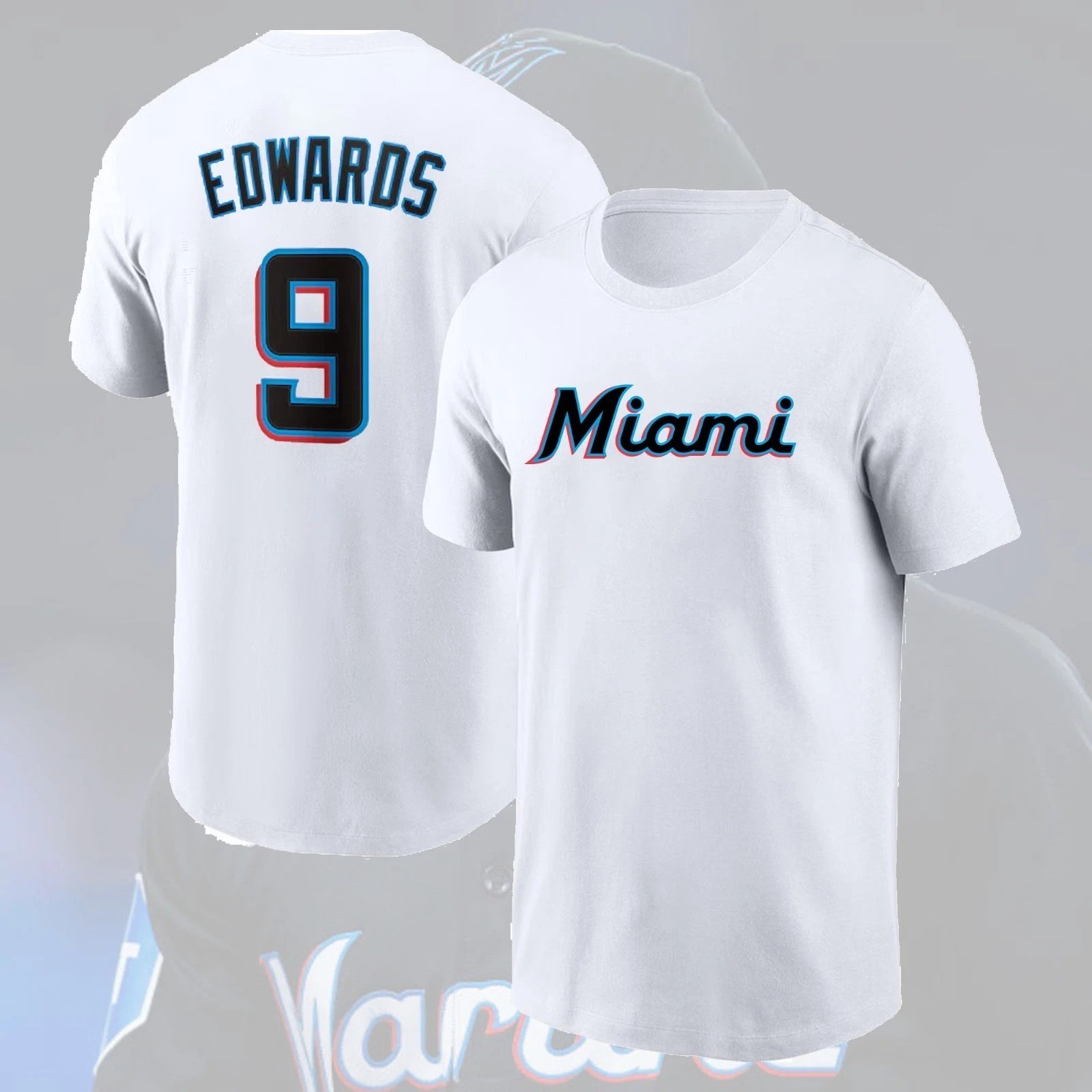 🔥 SALE 2026 Xavier Edwards #9 Miami Football Player Name & Number S-5XL