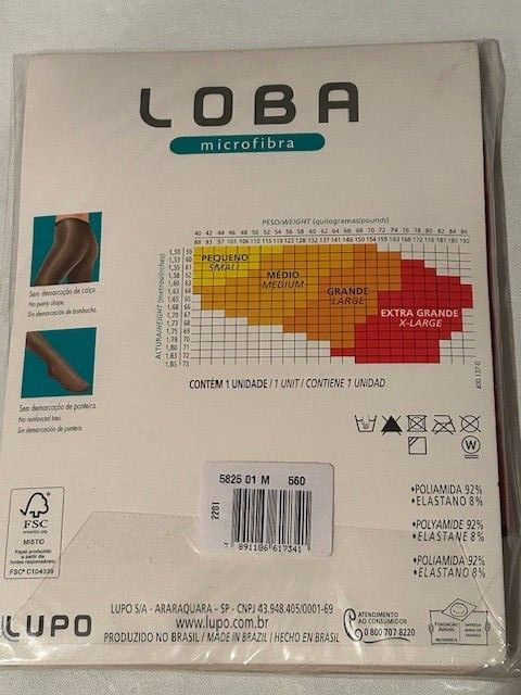 Lupo Loba Womens Microfiber Opaque Tights M 60 Denier Brown Red Green 5825-01