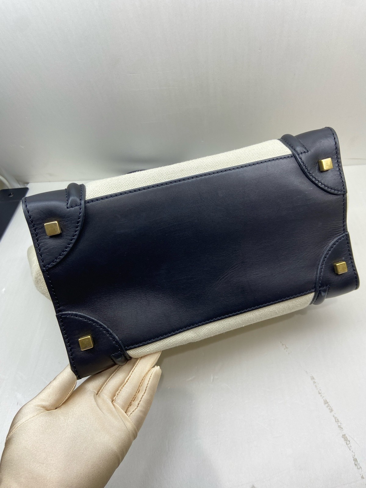 Celine Pre-Owned Authentic Satchel Colorblock 30.5*29*17 Free Tracked Shipping