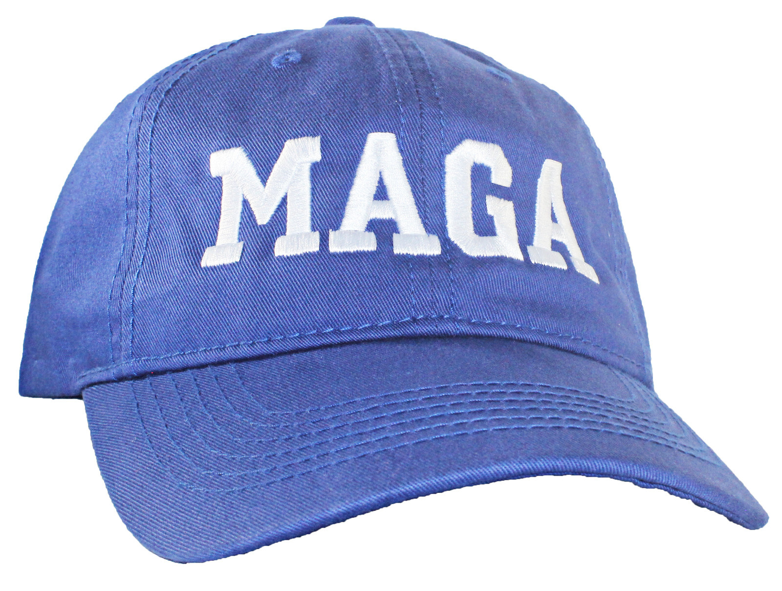 Tropic Hats Adult Embroidered MAGA Trump 6 Panel Ballcap W/Strapback Closure