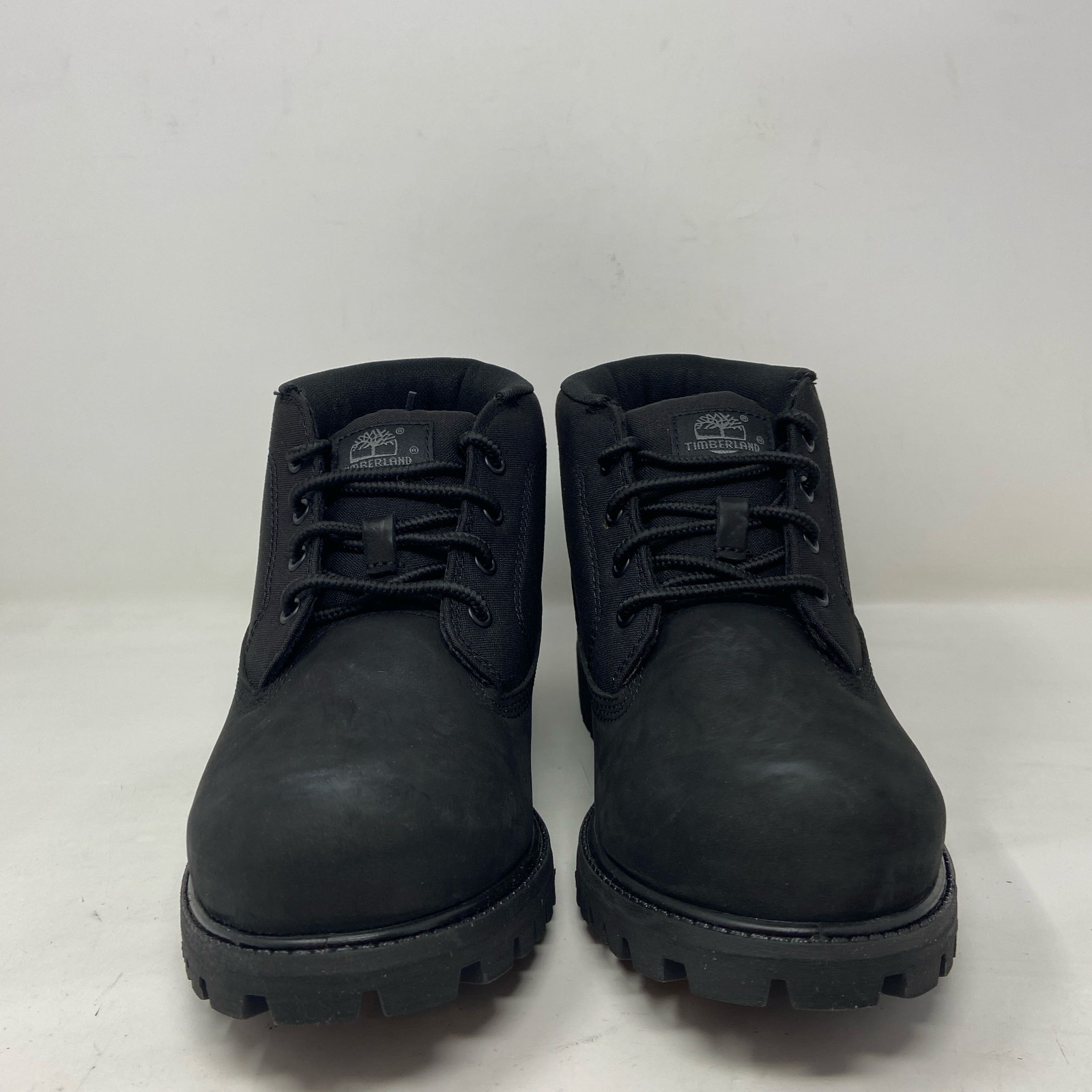 Timberland Heritage Mid Lace Chukka Boot Black Nubuck Men’s 9.5