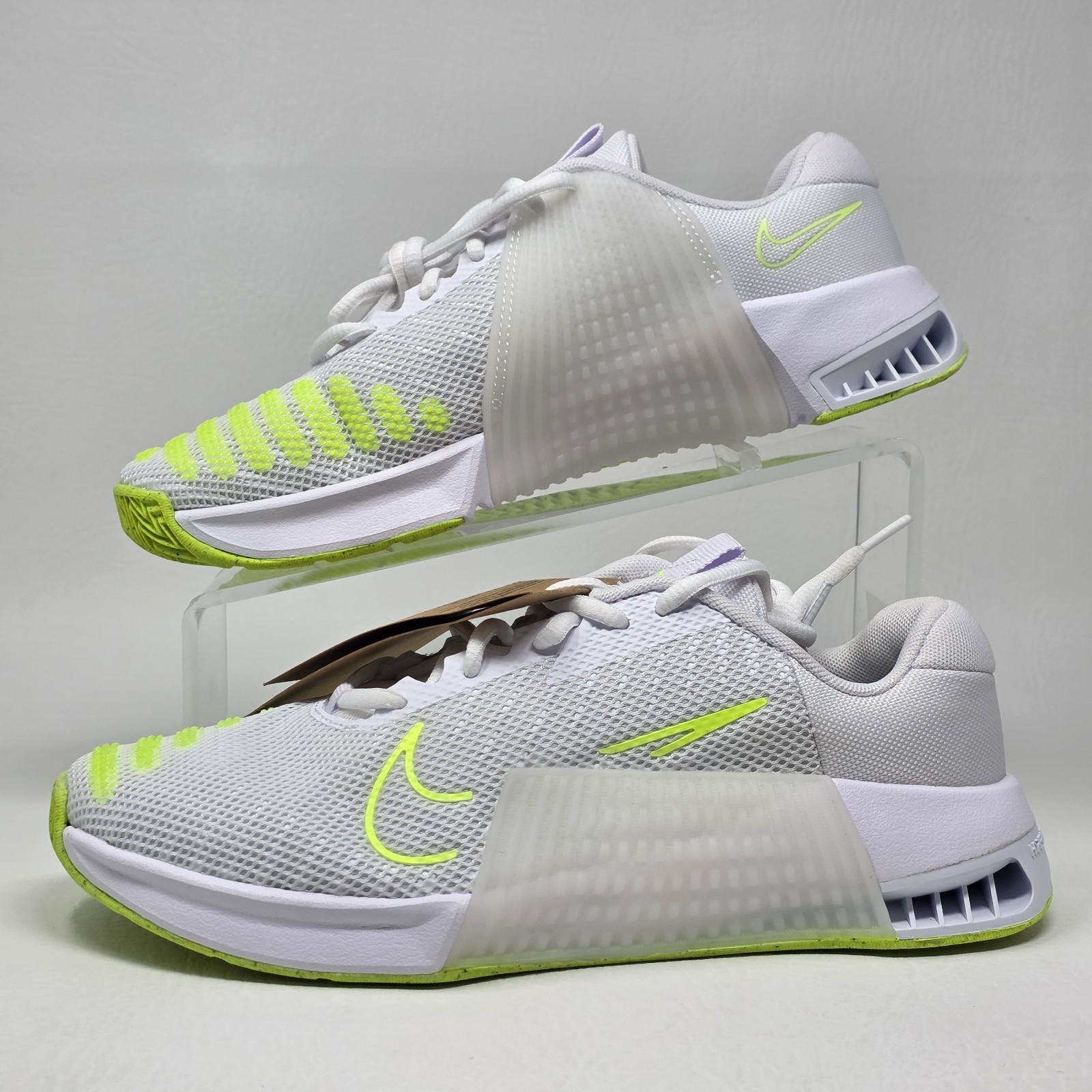 Nike Metcon 9 Mens Size 6.5 White Green Volt Athletic Shoes DZ2617-104 New