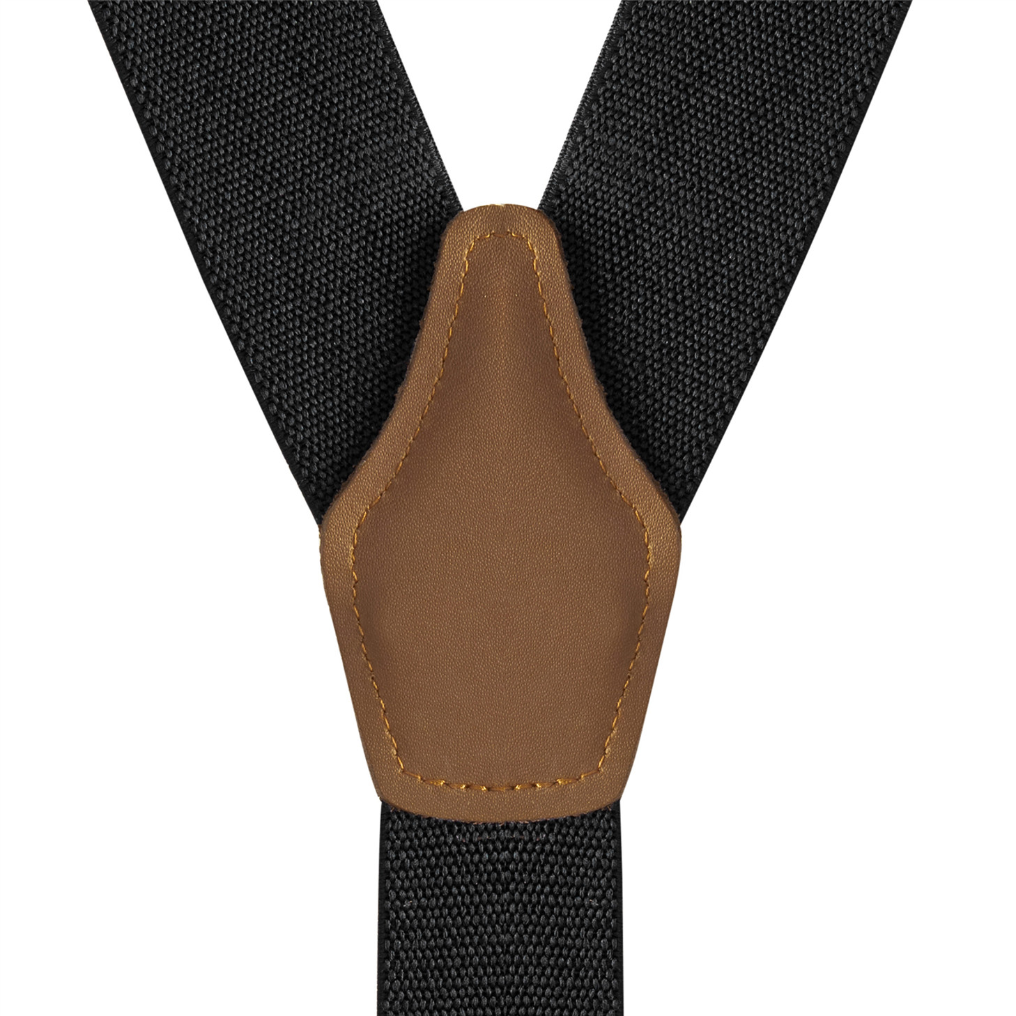 Buyless Fashion Men Adjustable Suspenders 48″ 1 1/4″ Clips And Buttons Y Back