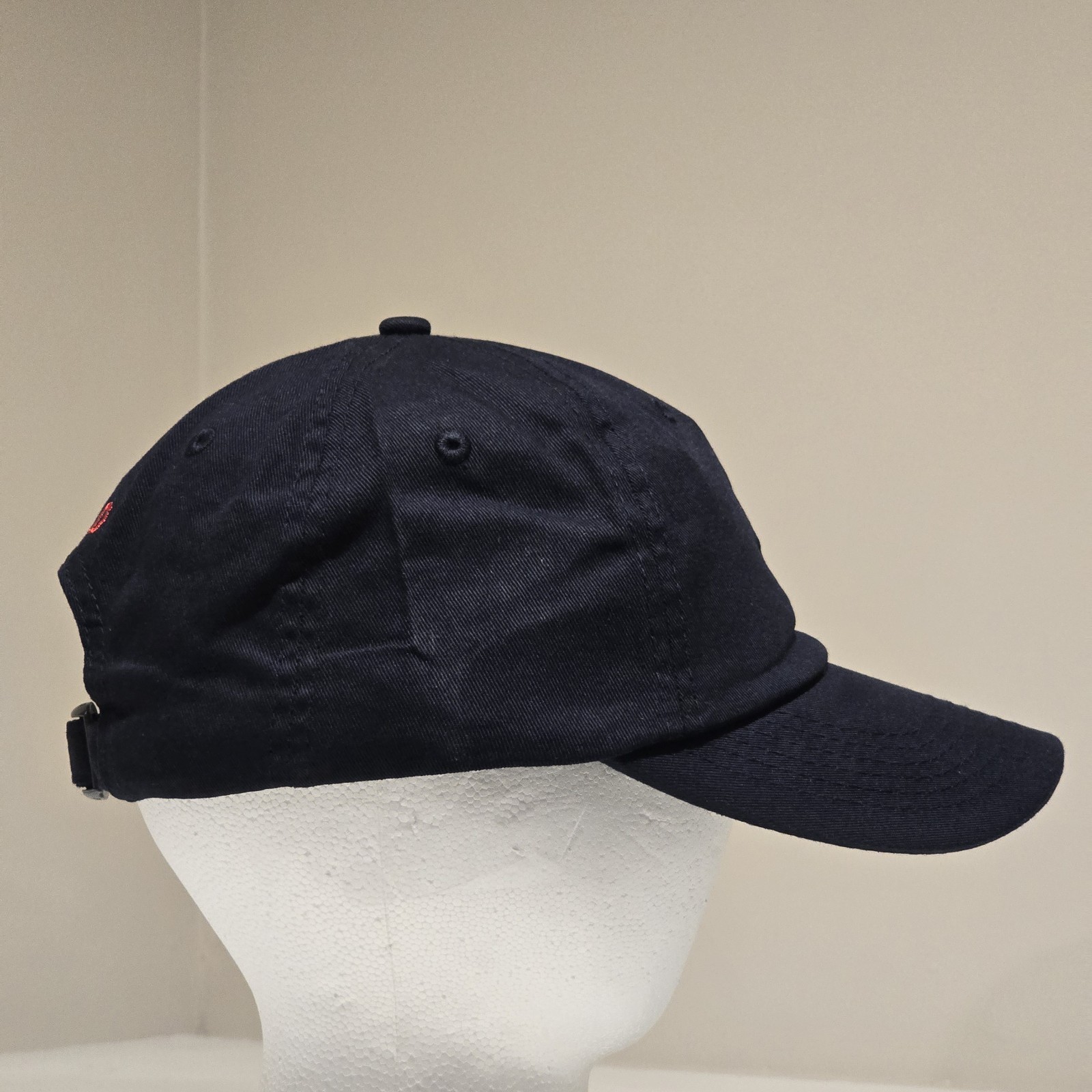 Polo Ralph Lauren Men’s One Size Cotton Chino Adjustable Ball Cap Black Red