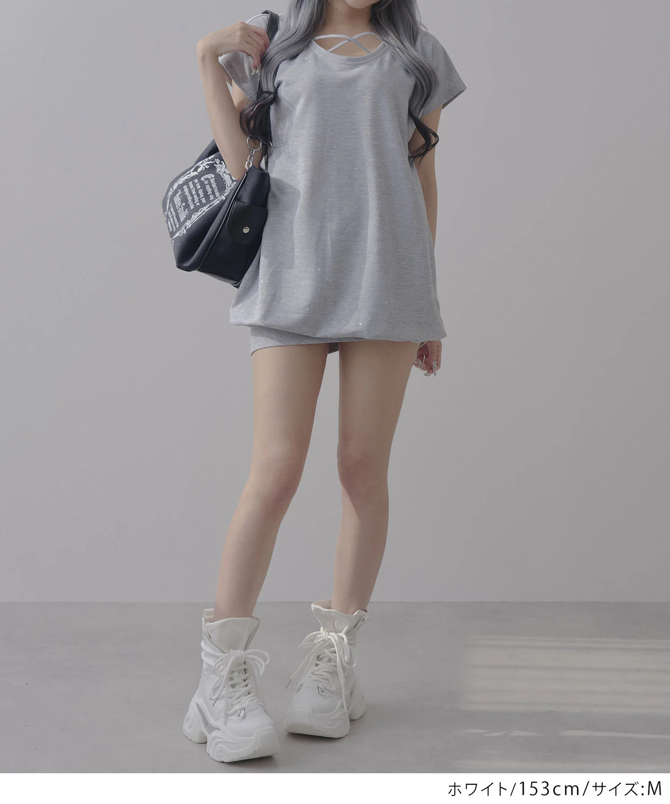 Ballet Core Platform Sneaker Shoes ruff High Cut Beautiful Legs Leg Jirai New