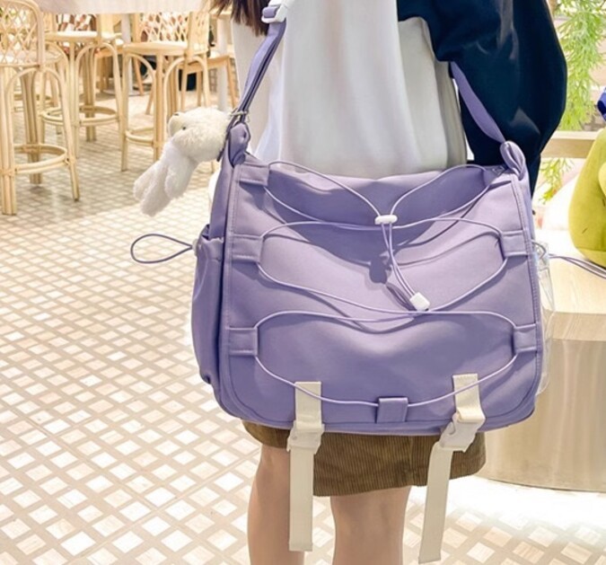 Canvas Girls Ita Bag Lolita Messenger Itabag Crossbody Japanese Bag Shoulder