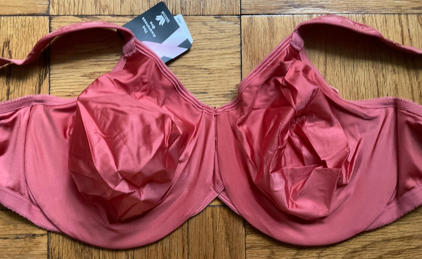 44H Seamless Underwire Bra by Wacoal; AWARENESS, Faded Rose , New