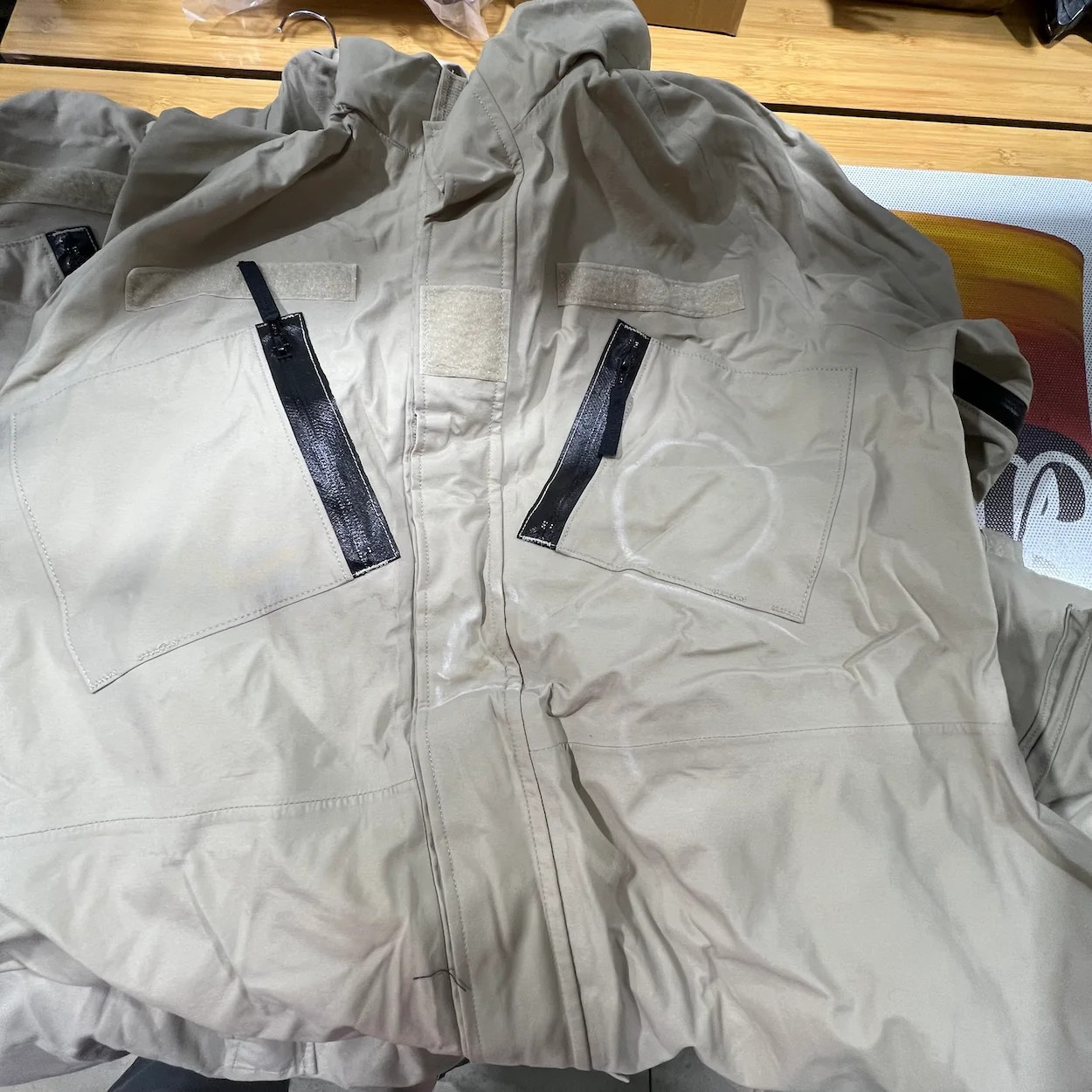 US Army Gore-Tex Fuel Handler’s Coveralls – Tan JP-8 – Various Sizes