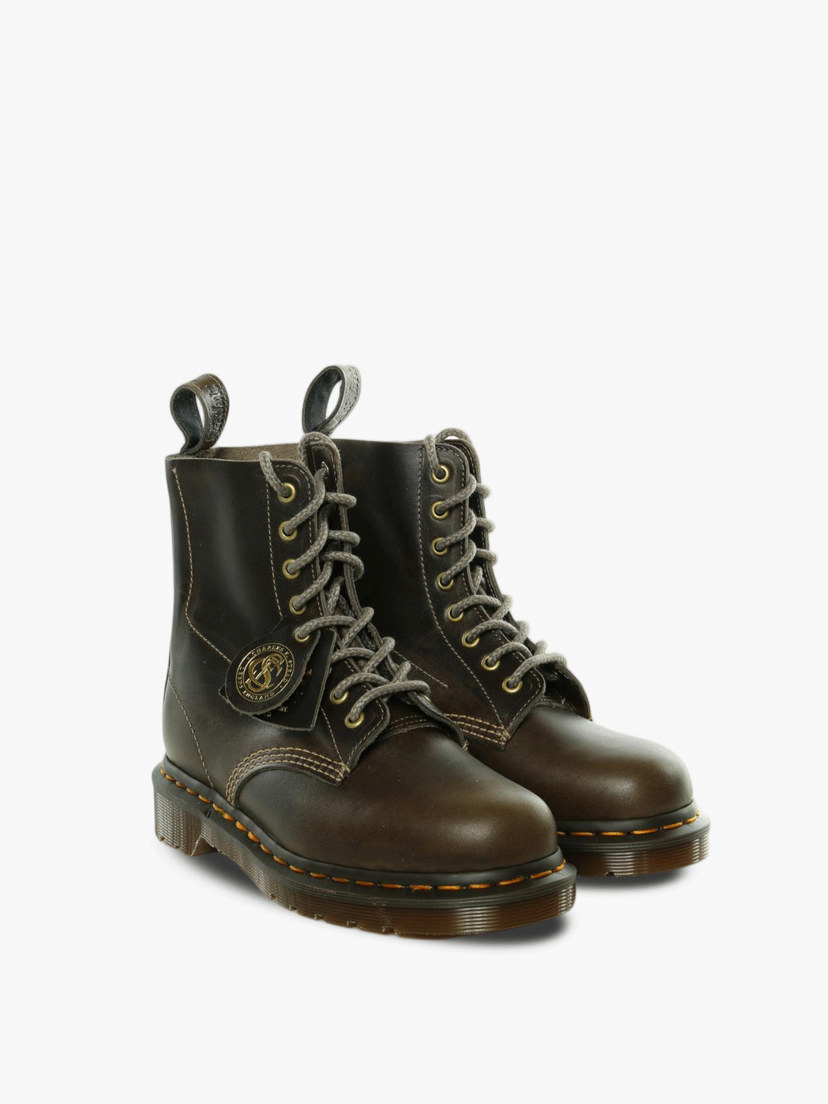 DR. MARTENS -1460 Pascal Sepia Grey Shoes