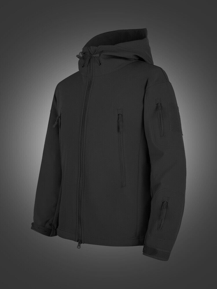 Military Mens Coat Jacket Waterproof Tactical Soft Shell Jacket Work Windbreaker